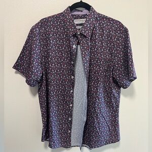 Nick Graham floral button shirt